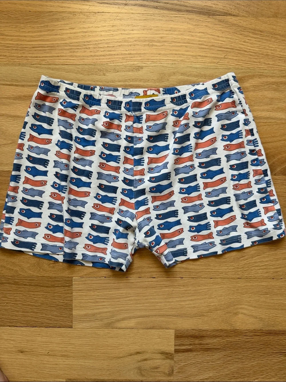 Roberta Roller Rabbit Kids Short Sleeve Pajama Set Blue/Orange Fish Sz  10